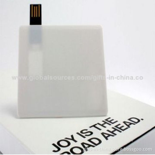 OEM Logos Printing Business Card USB Flash Drive, from Manufacturer, Plug-and-play Function
